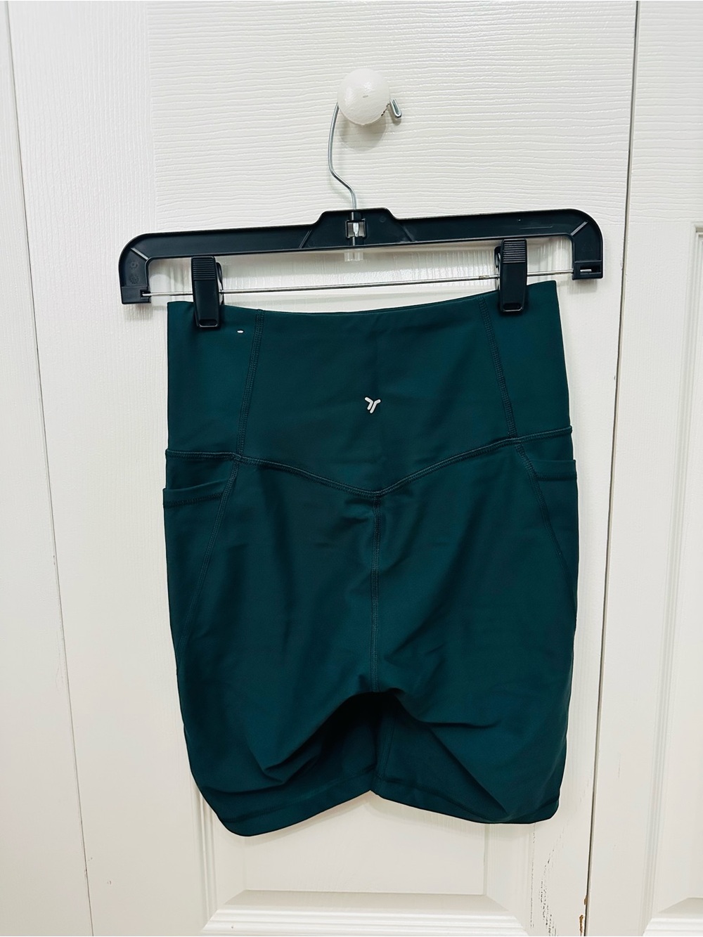 Old Navy Powersoft High Rise Green Women’s Bike Shorts Pockets Size Small - Picture 9 of 9